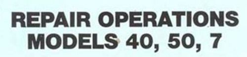 Product picture Motobecane Models 40 50 7 Repair Manual 1978